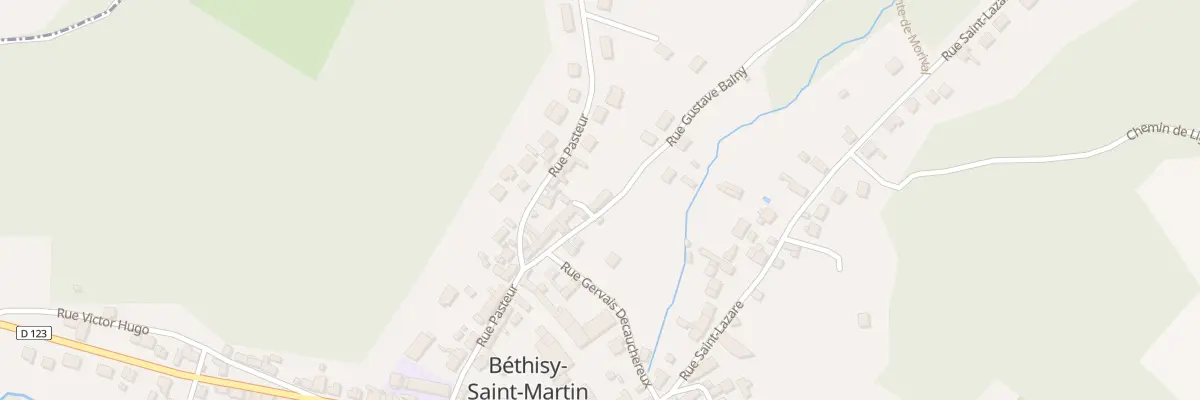 Plan du 74 Rue Gustave Balny à Béthisy-Saint-Martin