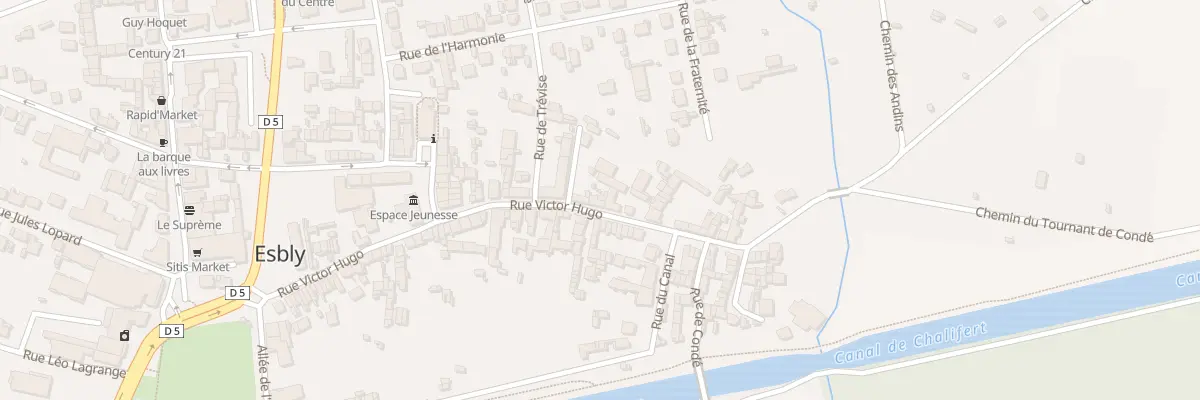 Plan du 49 Rue Victor Hugo à Esbly