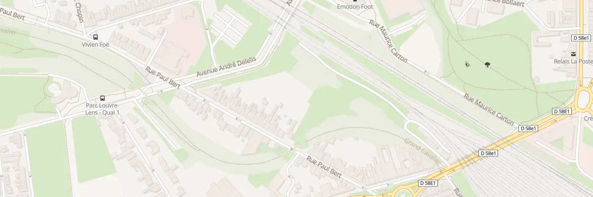 Plan du 32 Rue Paul Bert à Lens