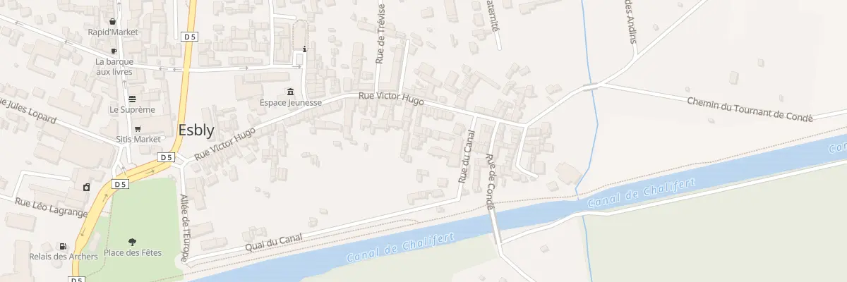 Plan du 110B Rue Victor Hugo à Esbly