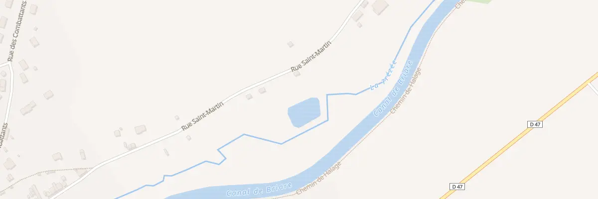 Plan du 40 Rue Saint-Martin à Ouzouer-sur-Trézée