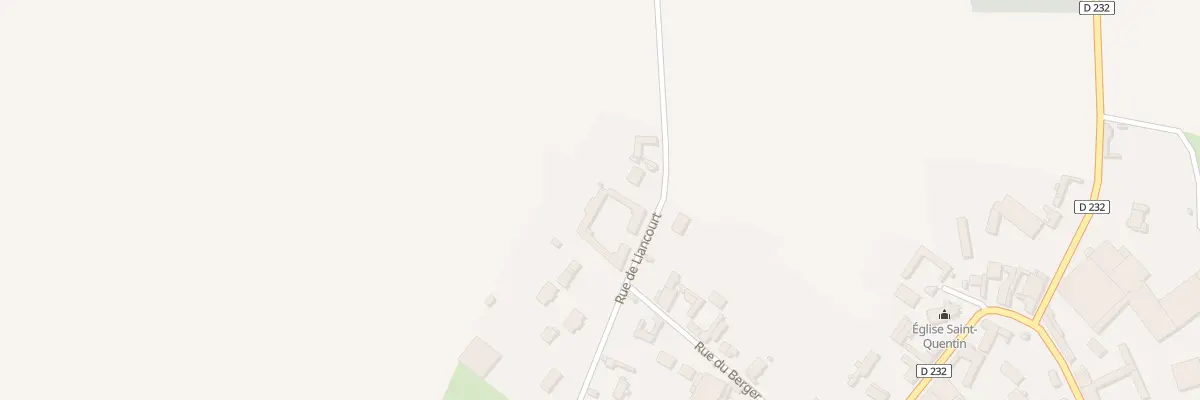 Plan du 15B Rue de Liancourt à Gruny