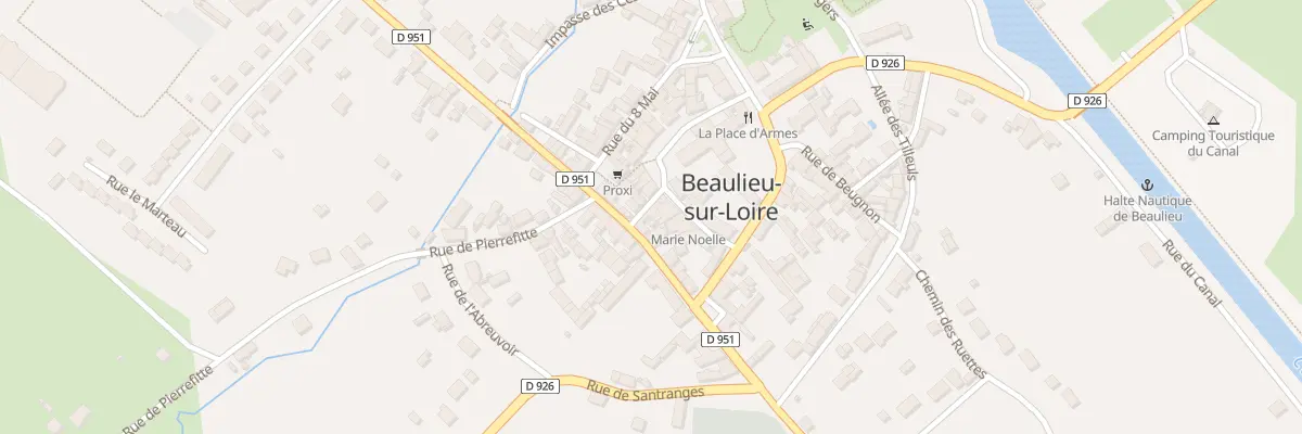Plan du 5032 Rue du Christ à Beaulieu-sur-Loire