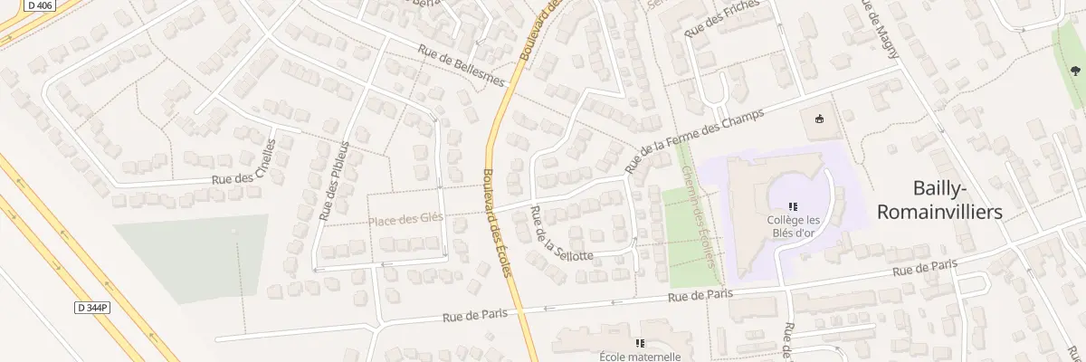 Plan du 26 Rue de la Ferme des Champs à Bailly-Romainvilliers