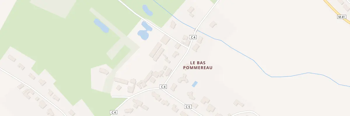 Plan du 38 Rue du Bas Pommereau à Aubers