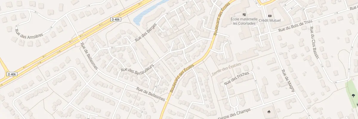 Plan du 7 Rue des Berlaudeurs à Bailly-Romainvilliers