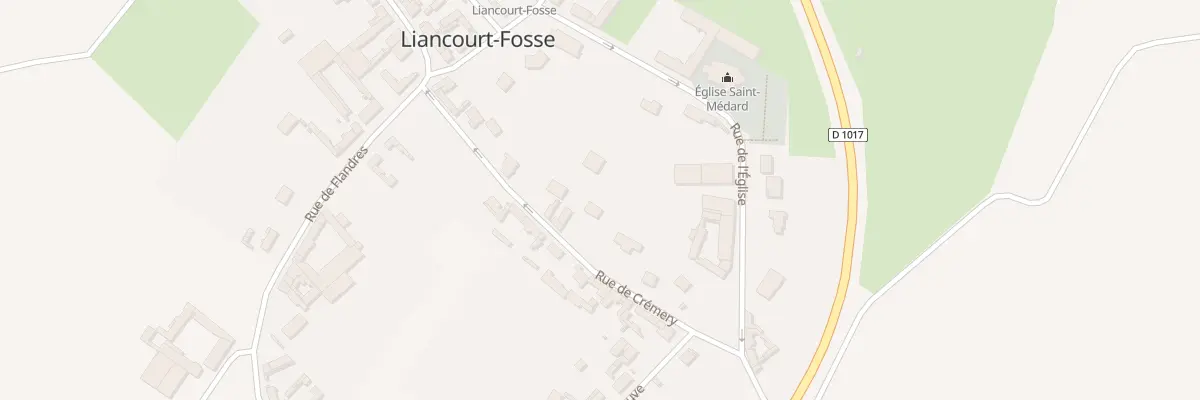 Plan du 6T Rue de Crémery à Liancourt-Fosse