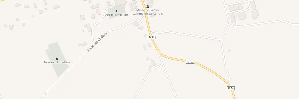 Plan du 16 Rte de Sancerre à Sainte-Gemme-en-Sancerrois