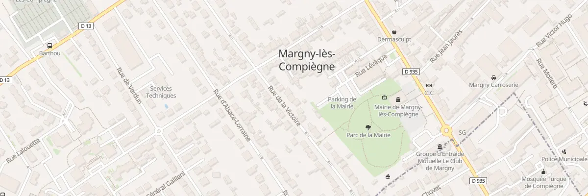 Plan du 232 Rue de la Victoire à Margny-lès-Compiègne
