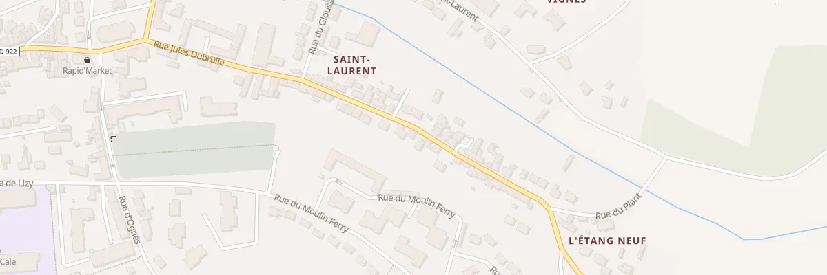 Plan du 44 Rue Jules Dubrulle à Nanteuil-le-Haudouin
