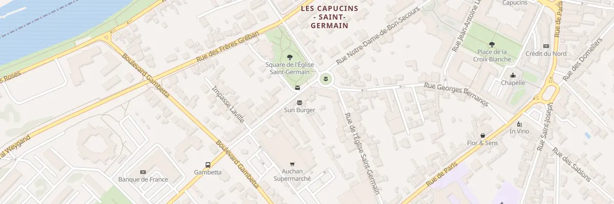 Plan du 35 Rue N D de Bon Secours à Compiègne