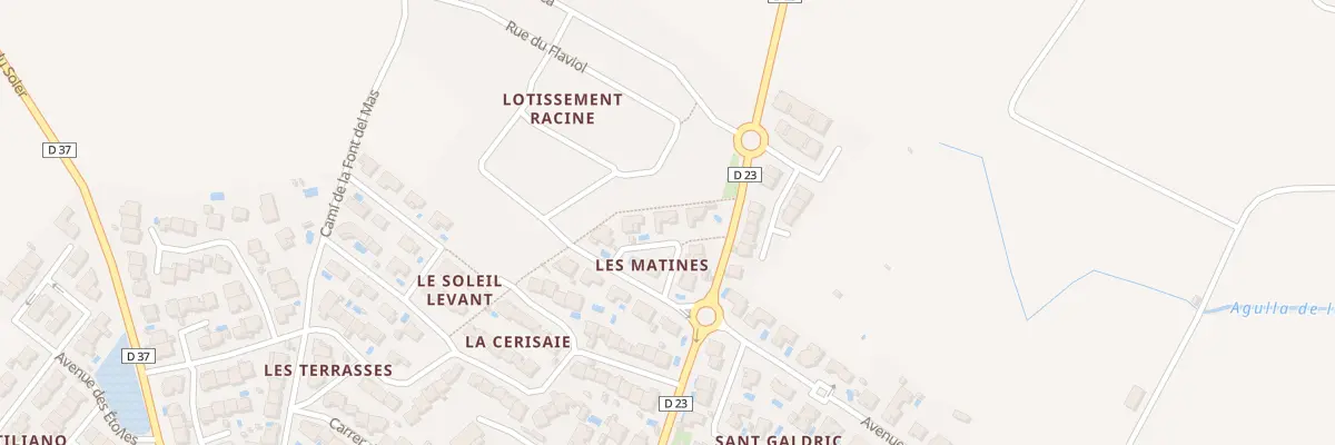 Plan du 8 Rue des Matines à Ponteilla