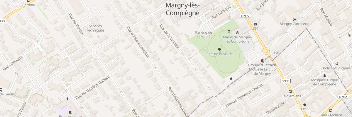 Plan du 169 Rue de la Victoire à Margny-lès-Compiègne