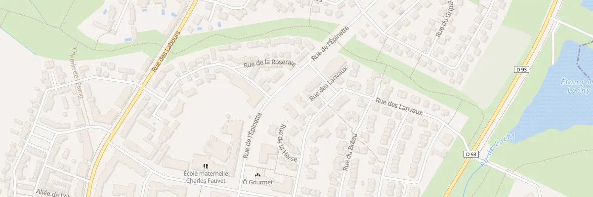 Plan du 51 Rue des Lanvaux à Magny-le-Hongre
