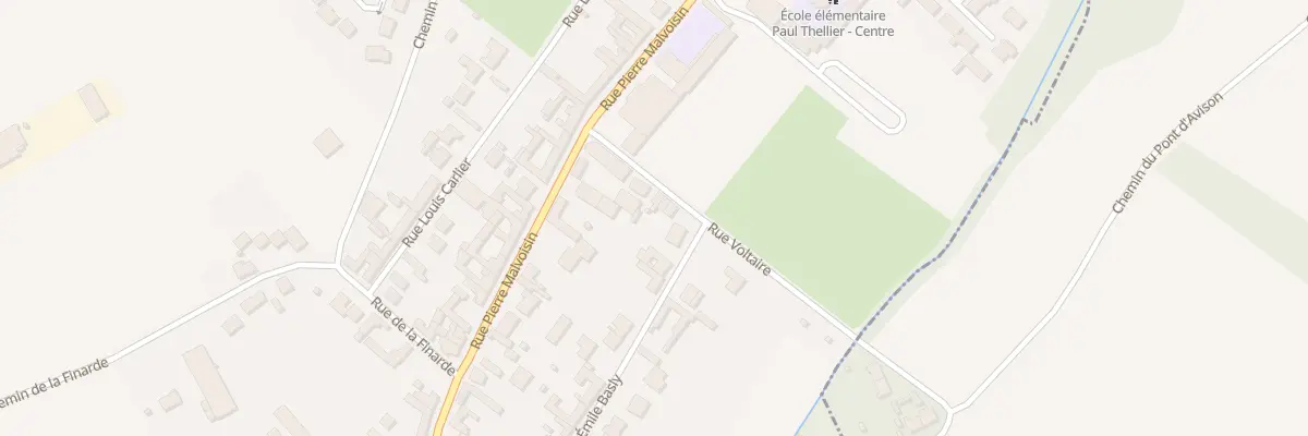 Plan du 5 Rue Emile Basly à Hulluch
