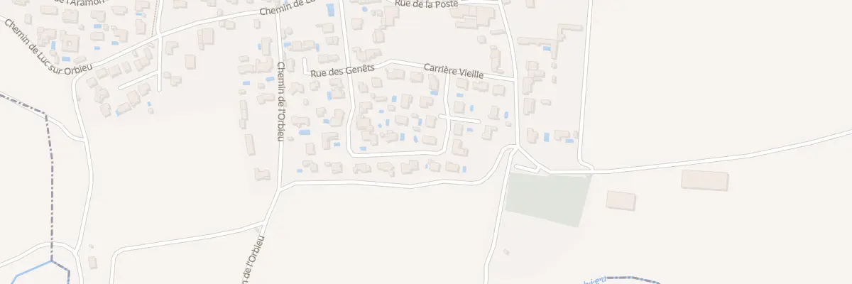 Plan du 12 Rue des Romarins à Cruscades