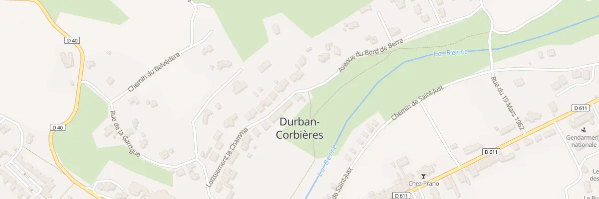 Plan du 14 Lot Roc Coumbach à Durban-Corbières