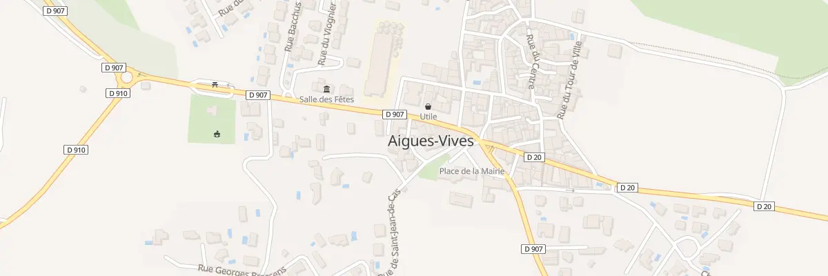Plan du 1 Rue de l’Ecole à Aigues-Vives