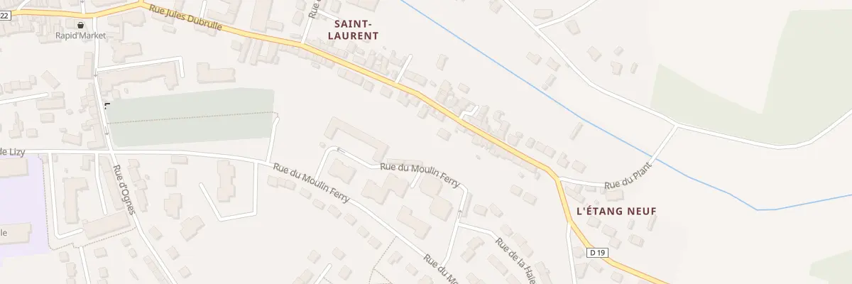Plan du 48 Rue Jules Dubrulle à Nanteuil-le-Haudouin