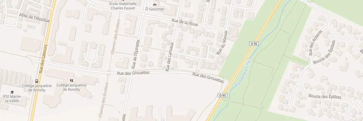 Plan du 4 Rue du Manoir à Magny-le-Hongre