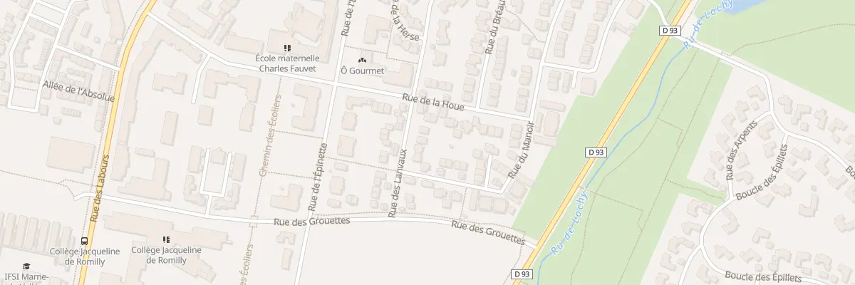 Plan du 18 Rue des Lanvaux à Magny-le-Hongre