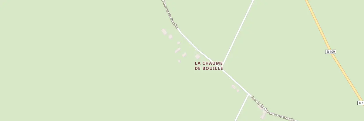 Plan de La Chaume de Bouille à Sagonne