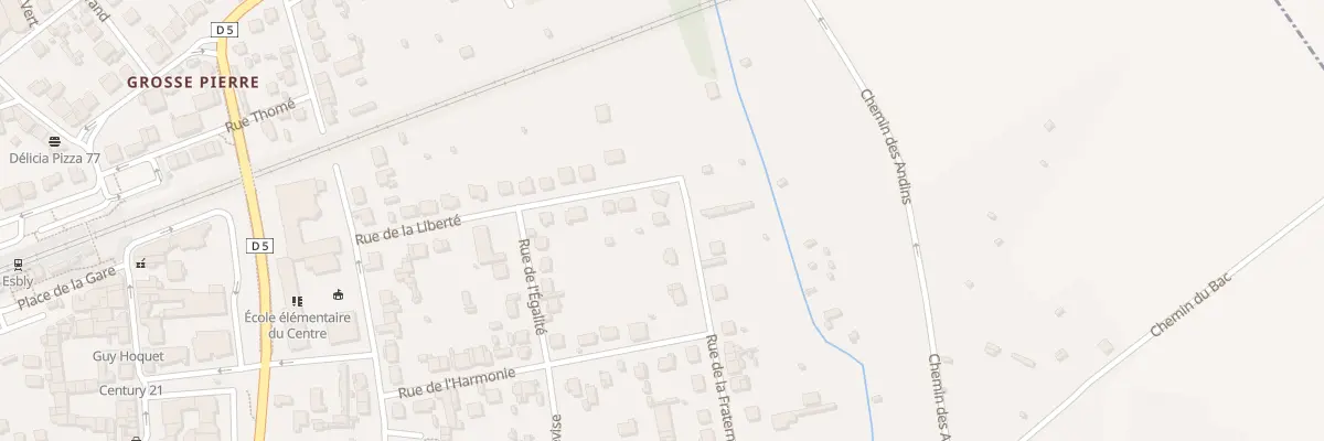 Plan du 4 Rue de la Fraternité à Esbly