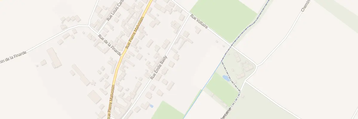 Plan du 10 Rue Emile Basly à Hulluch