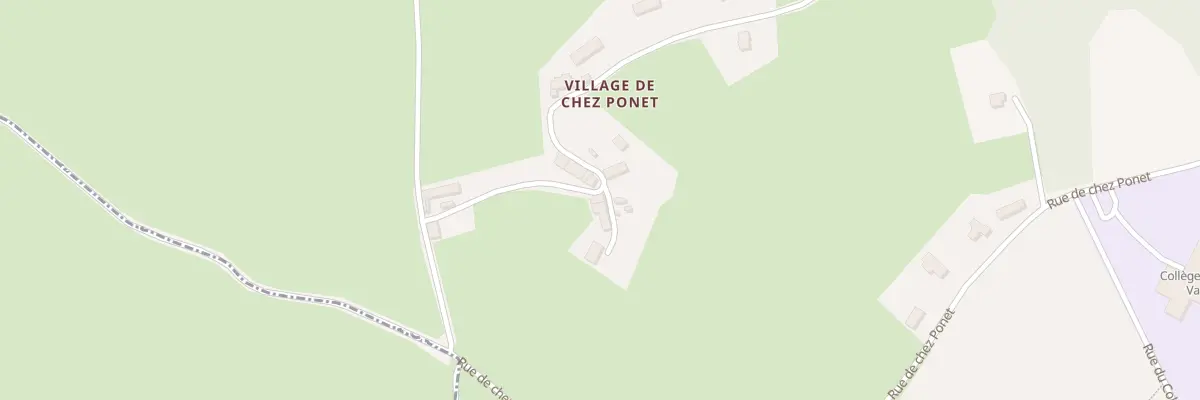 Plan du 9004 Rue de Chez Ponet à Saint-Éloy-les-Mines