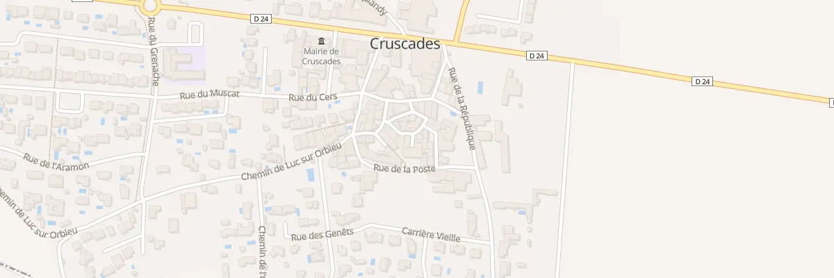 Plan du 44 Imp du Château à Cruscades