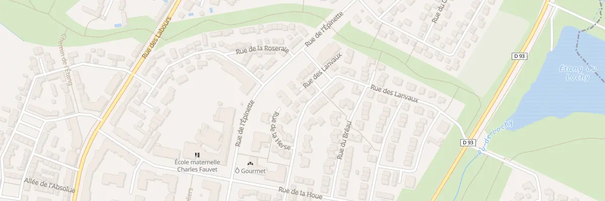 Plan du 43 Rue des Lanvaux à Magny-le-Hongre