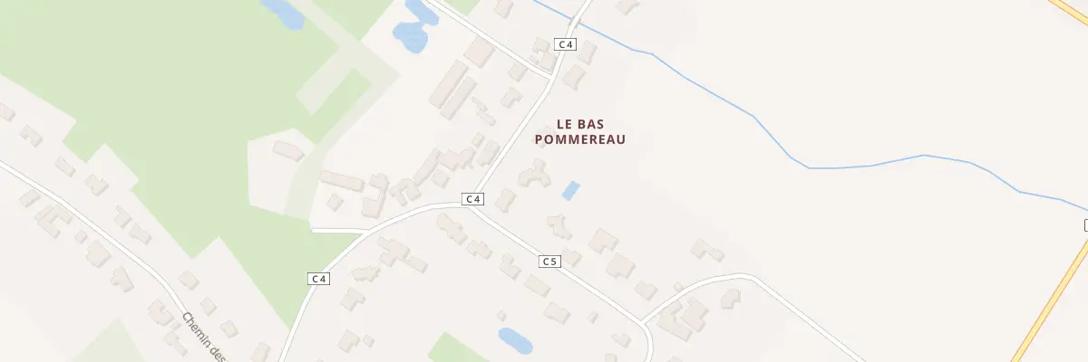 Plan du 45 Rue du Bas Pommereau à Aubers