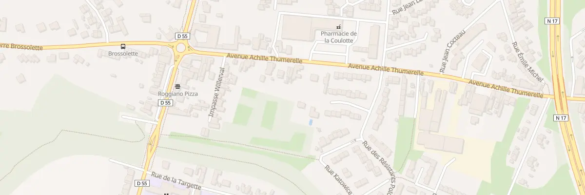 Plan du 59 Rue Achille Thumerelle à Avion