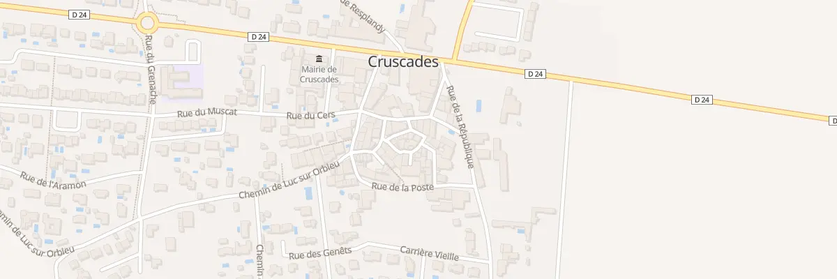Plan du 13 Pl Eglise à Cruscades