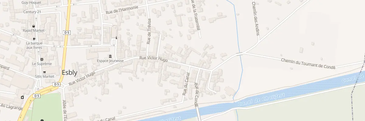 Plan du 57 Rue Victor Hugo à Esbly