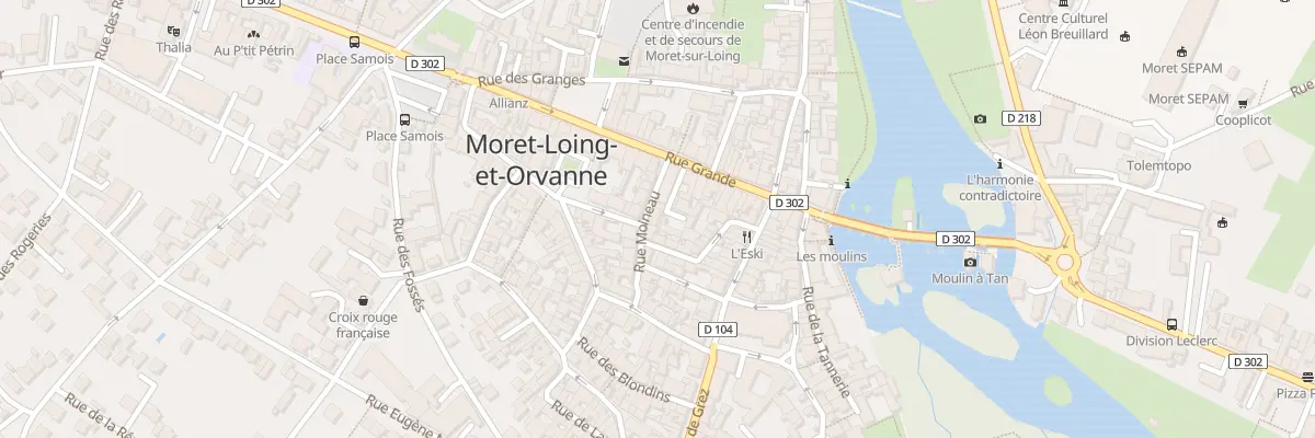Plan du 7T Rue Moineau à Moret-Loing-et-Orvanne