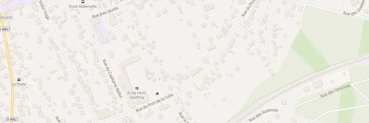 Plan du 33 Rue du Port de la Celle à Saint-Mammès