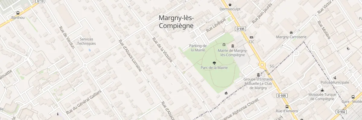 Plan du 174 Rue de la Victoire à Margny-lès-Compiègne