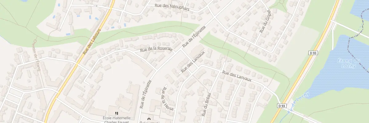 Plan du 59 Rue des Lanvaux à Magny-le-Hongre