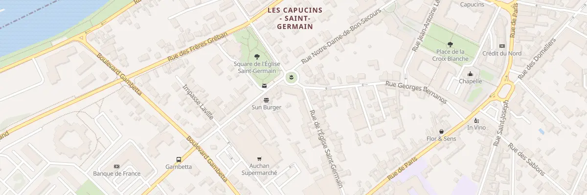 Plan du 2 Rue l’Eglise Saint Germain à Compiègne