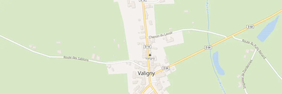 Plan du 9 Rte de l’Etang à Valigny
