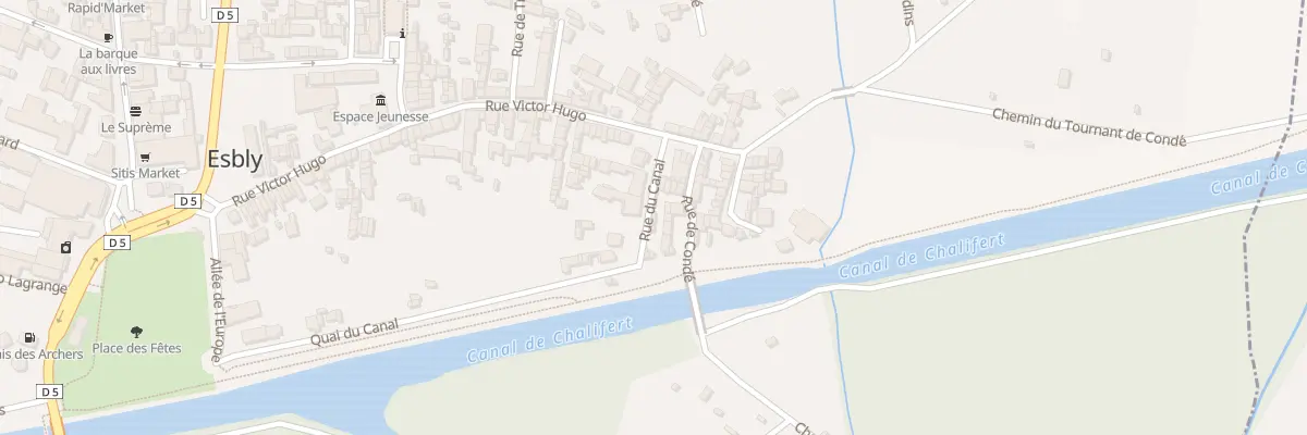 Plan du 5 Rue de Condé à Esbly
