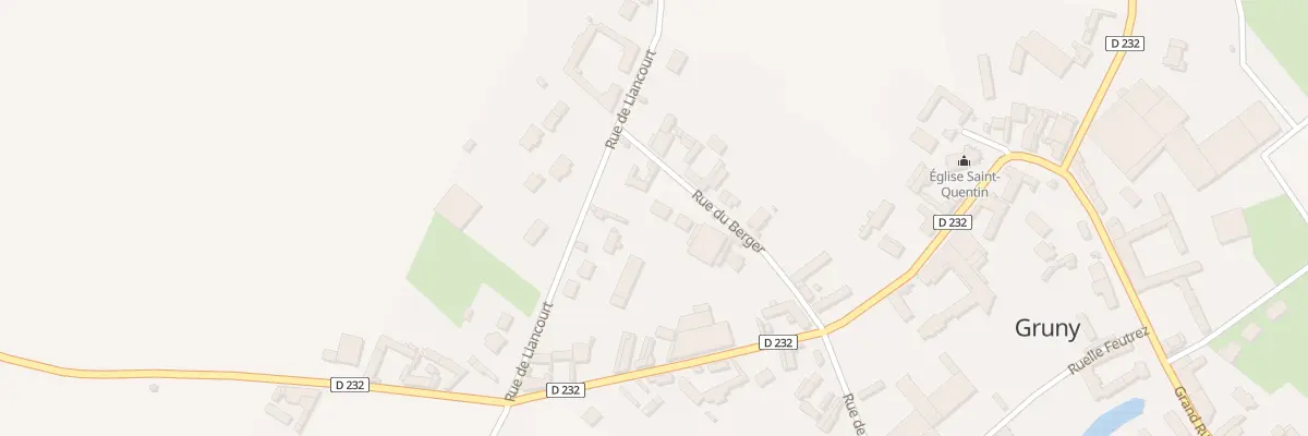 Plan du 7 Rue du Berger à Gruny