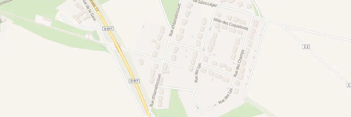 Plan du 15 Rue d’Hamelincourt à Boyelles