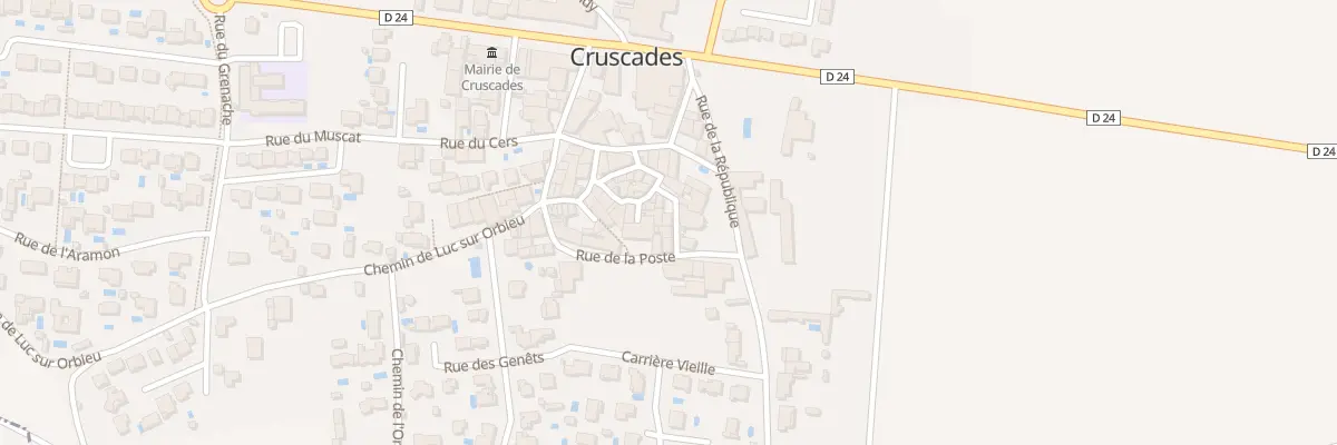 Plan du 5 Pl Eglise à Cruscades
