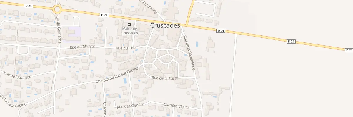 Plan du 6 Pl Eglise à Cruscades