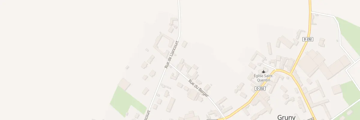 Plan du 8 Rue de Liancourt à Gruny