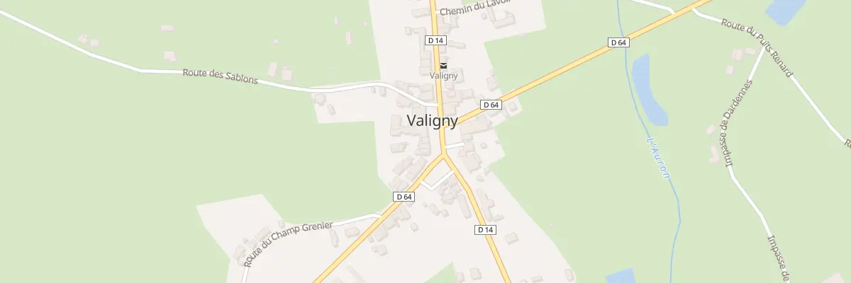 Plan du 5 Pl de l’Eglise à Valigny