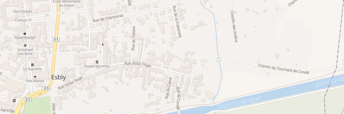 Plan du 59B Rue Victor Hugo à Esbly