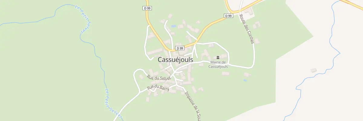 Plan du 5014 Cassuejouls à Cassuéjouls
